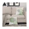 Juego de 2 fundas de almohada de dalia verde salvia de 18