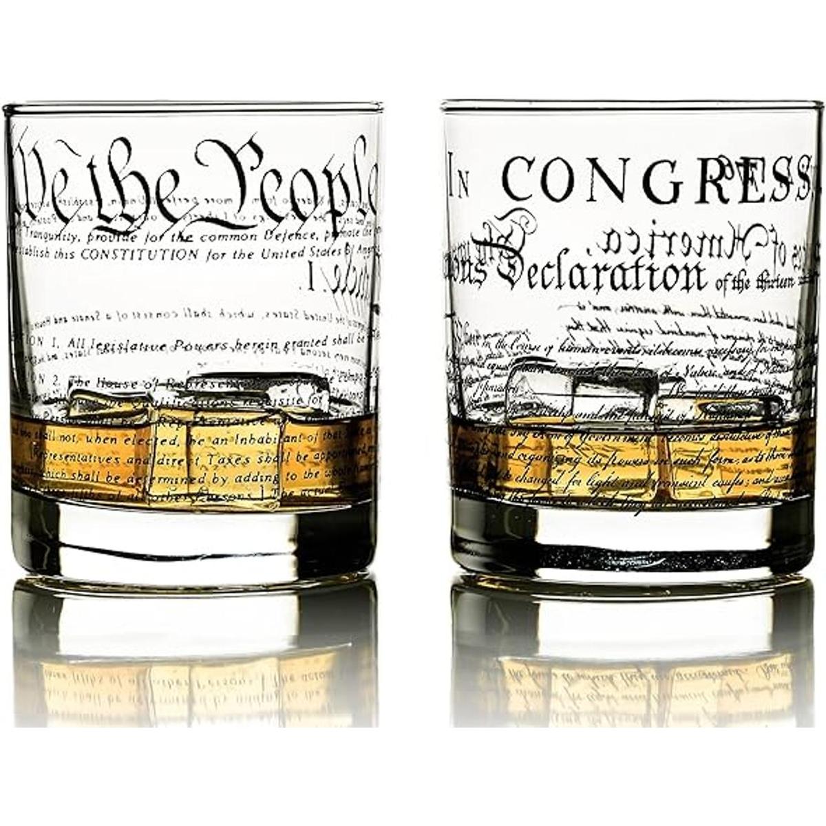 Greenline Goods Vasos de whisky Constitución de los