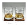 Greenline Goods Vasos de whisky Constitución de los