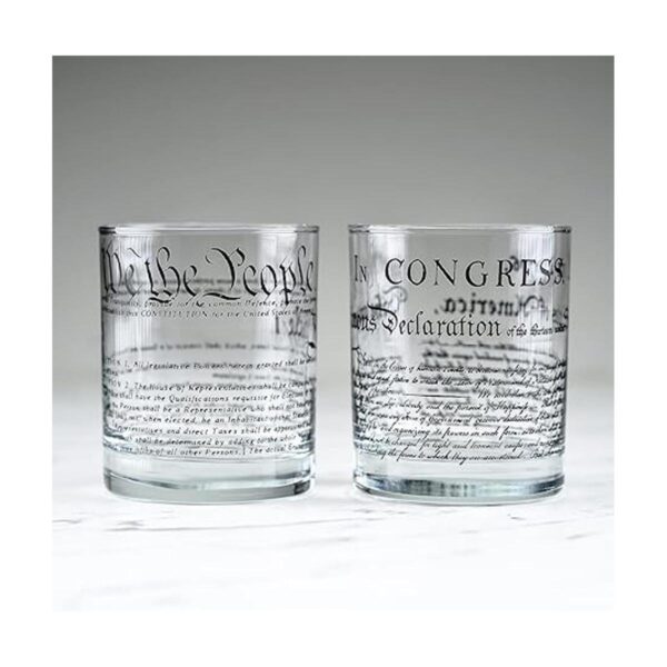 Greenline Goods Vasos de whisky Constitución de los