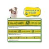 John Deere Collar de perro mediano para perros y gatos