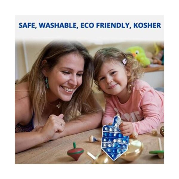 Hanukkah Poppit Dreidel Pop Fidget Toy Chanukah Party