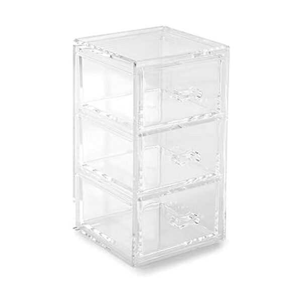 Huang Acrylic Organizador vertical transparente apilable_3