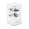 Huang Acrylic Organizador vertical transparente apilable_1