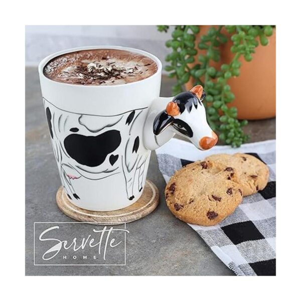 Taza de café de animales 3D Vaca_2