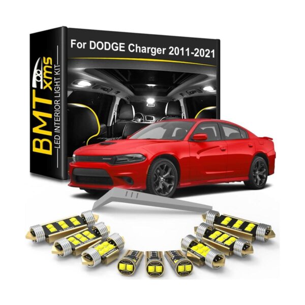 Kit de 19 piezas de luces LED interiores para Dodge_1