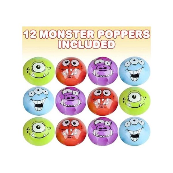 ArtCreativity Monster Poppers juego de 12 juguetes de_2