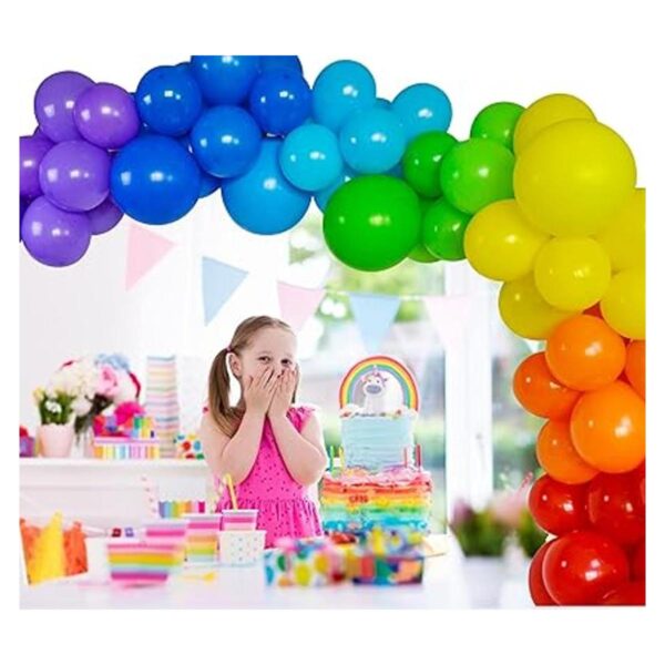 Kit de guirnalda de globos de arco iris juego de arco de