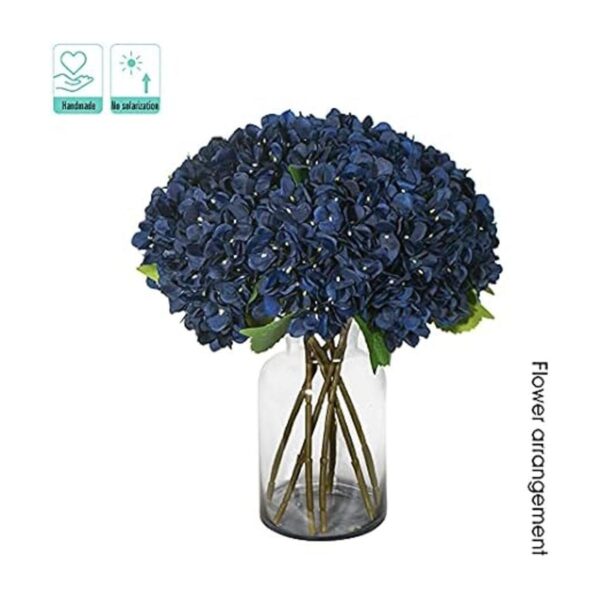Kimuras Cabin Flores artificiales de hortensia de seda_4