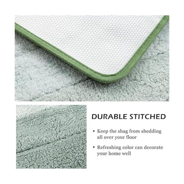 KMSON Alfombra de baño degradado antideslizante ultra_2