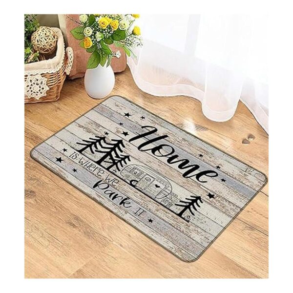 Home is Where we Park Felpudo decorativo para interiores y_2