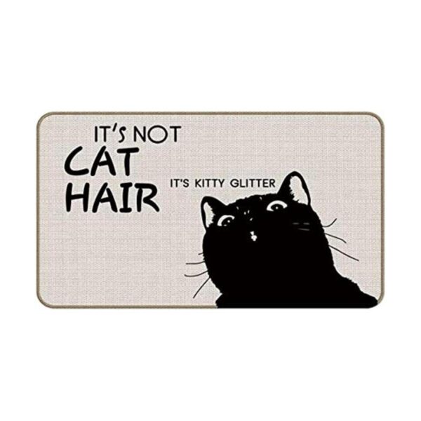 Its Not Cat Hair Its Kitty Felpudo decorativo para_1