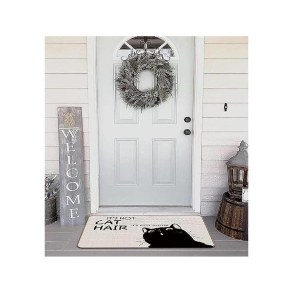 Its Not Cat Hair Its Kitty Felpudo decorativo para_3