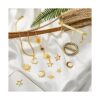 45 piezas de abalorios de estrella para hacer joyas