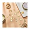 45 piezas de abalorios de estrella para hacer joyas