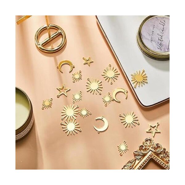45 piezas de abalorios de estrella para hacer joyas