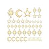 45 piezas de abalorios de estrella para hacer joyas