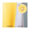 Juego de cortinas de ducha de color amarillo girasol para