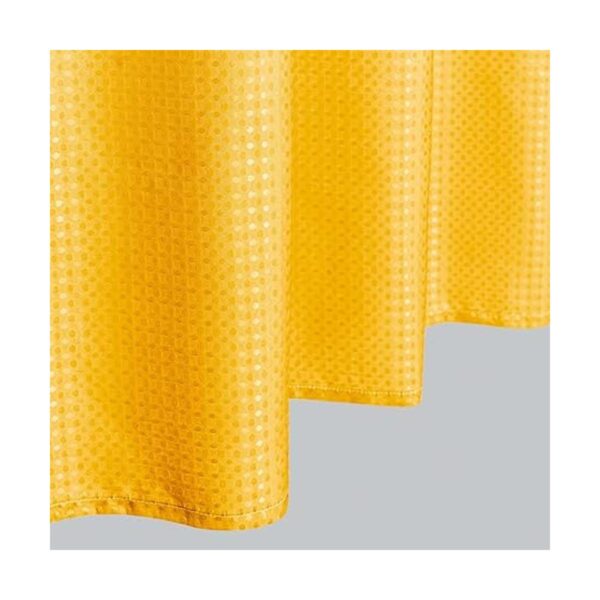 Juego de cortinas de ducha de color amarillo girasol para