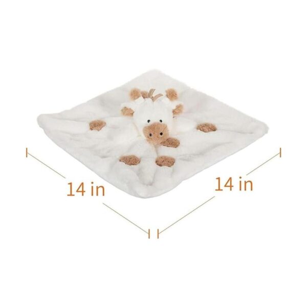 Apricot Lamb Luxury Snuggle Manta de seguridad con diseño_2