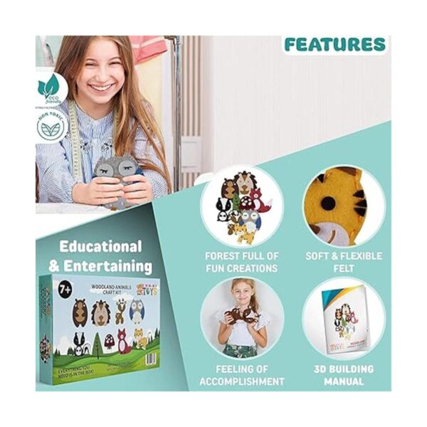 Kit de costura para niños de 8 a 12 años aumenta la_2