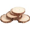 JOIKIT 50 rodajas de madera natural de 3.5 a 4 pulgadas_4