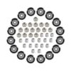 Juego de 48 ruedas de polea POM para impresora 3D con_1