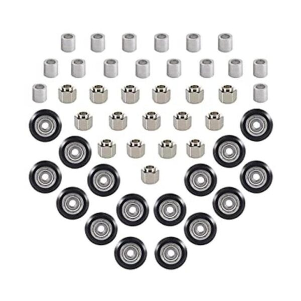 Juego de 48 poleas POM para impresora 3D con rodamiento de_1