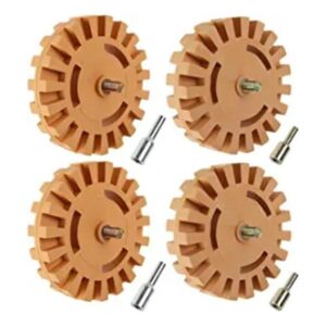 Kit de herramientas de rueda de borrador de 4 unidades
