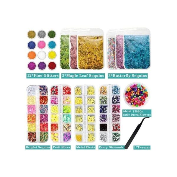 CellLuck Kit de decoración de resina para principiantes