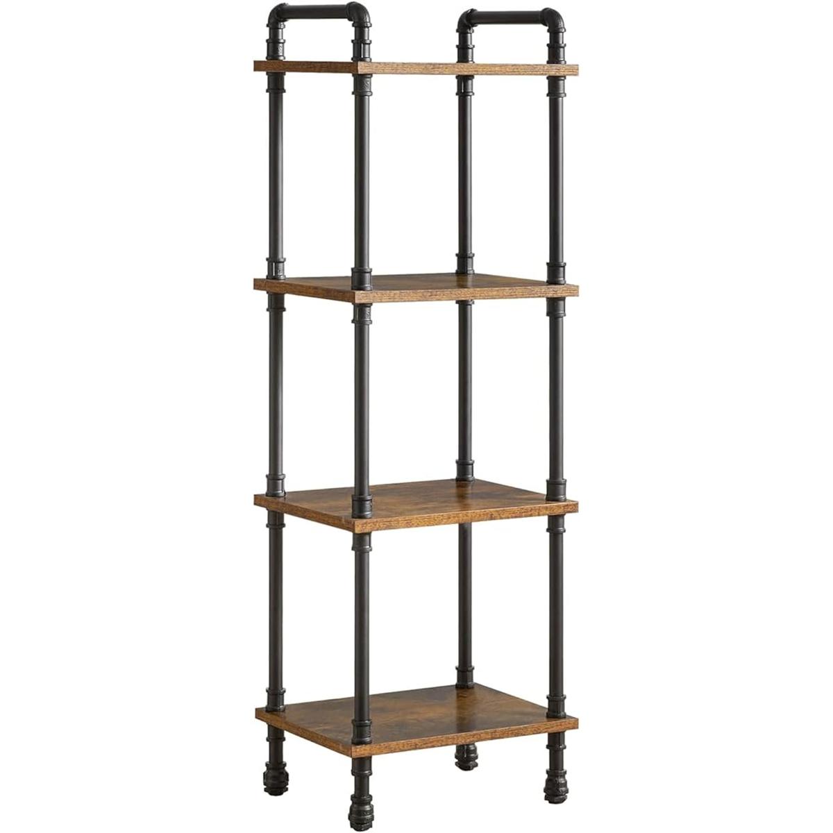 IBUYKE Estantería industrial para escalera estante de