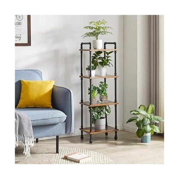 IBUYKE Estantería industrial para escalera estante de_2