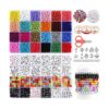 Kit de fabricación de pulseras de cuentas 3800 cuentas de_1