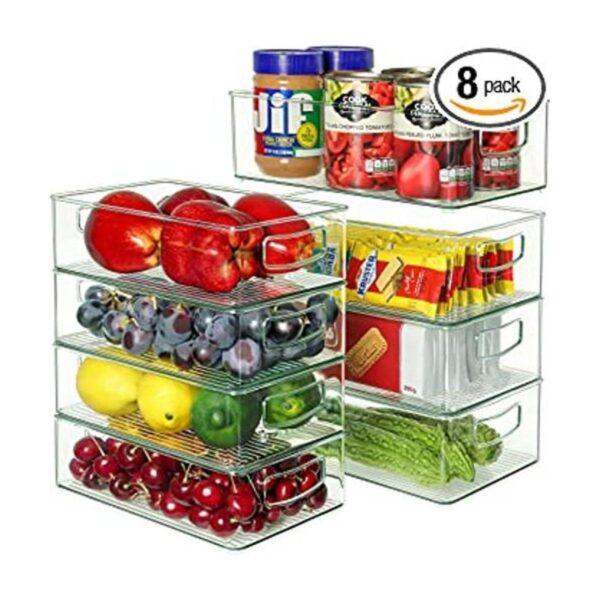 Juego de 8 cubos organizadores para refrigerador 4_1
