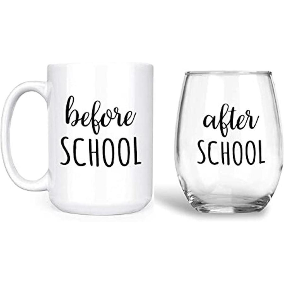 Juego de regalo para profesores antes y después de la