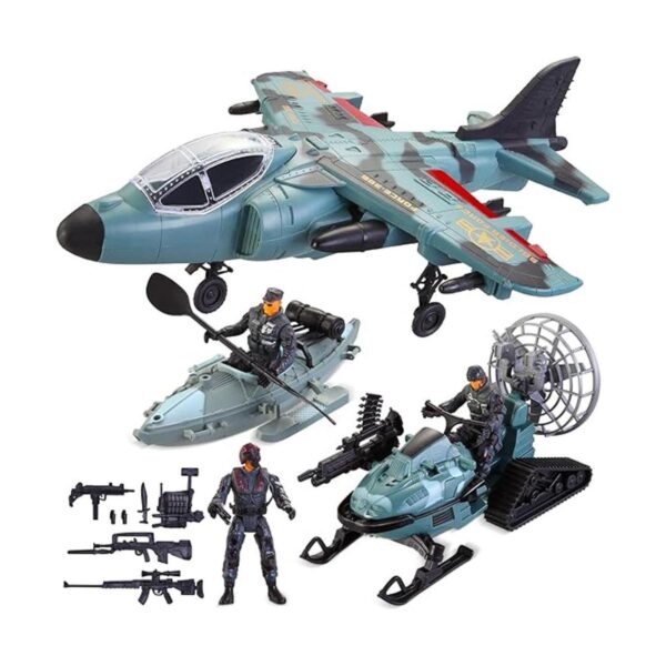 JOYIN Juego de juguetes militares juguete de avión