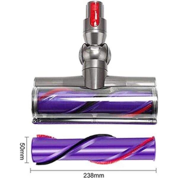JEDELEOS Cepillo de rodillo compatible con Dyson V8