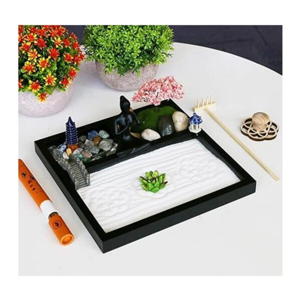Kit de jardín Zen de meditación de escritorio kit de_2