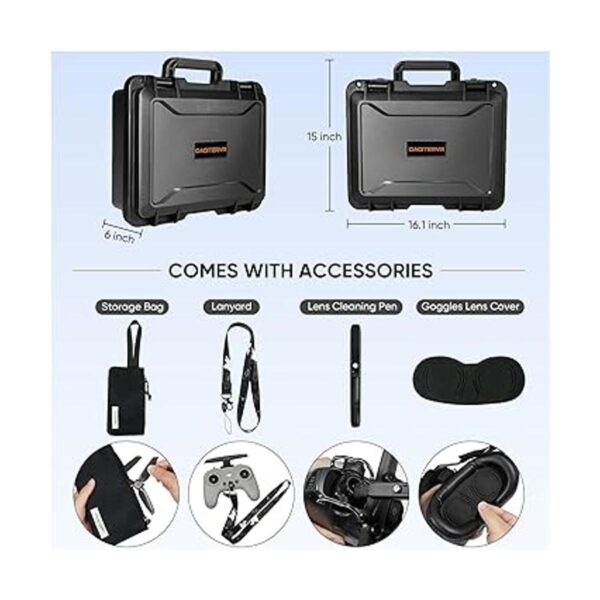 Hard Carrying Case for DJI FPV Drone GAGITERVR Waterproof_3