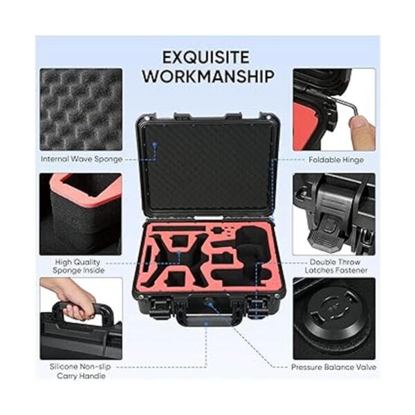 Hard Carrying Case for DJI FPV Drone GAGITERVR Waterproof_4