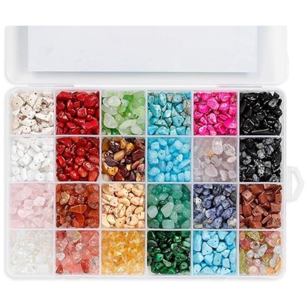 Incraftables 1000 cuentas de cristal de chip piedras