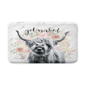 JAWO Get Naked Alfombra de baño antideslizante para baño_1