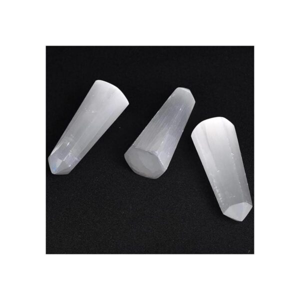 JIC Gem Lámpara de selenita USB hexagonal puntos de_5