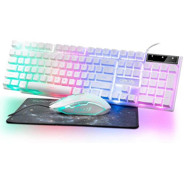 Teclado y mouse para juegos con luz combinada teclado y_1
