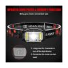 JNDFOFC Linterna frontal recargable 1200 lúmenes con_3