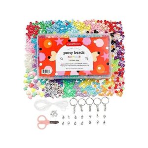Incraftables Cuentas de poni para hacer pulseras de 0.354