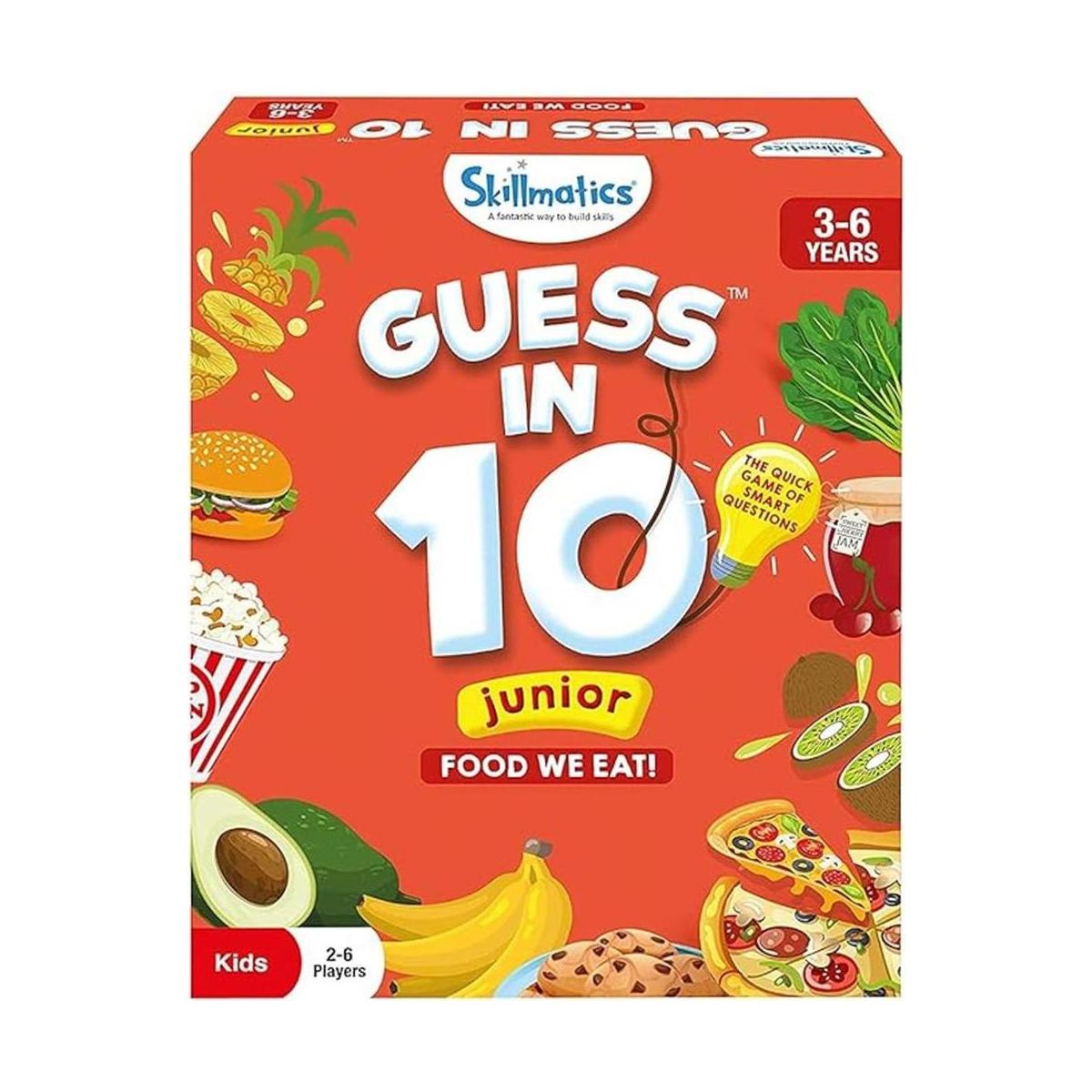 Juego de cartas Skillmatics Guess in 10 Junior La