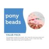 Incraftables Cuentas de poni para hacer pulseras de 0.354