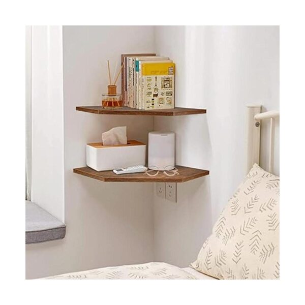 Homode Estante esquinero para pared juego de 2 estantes_2