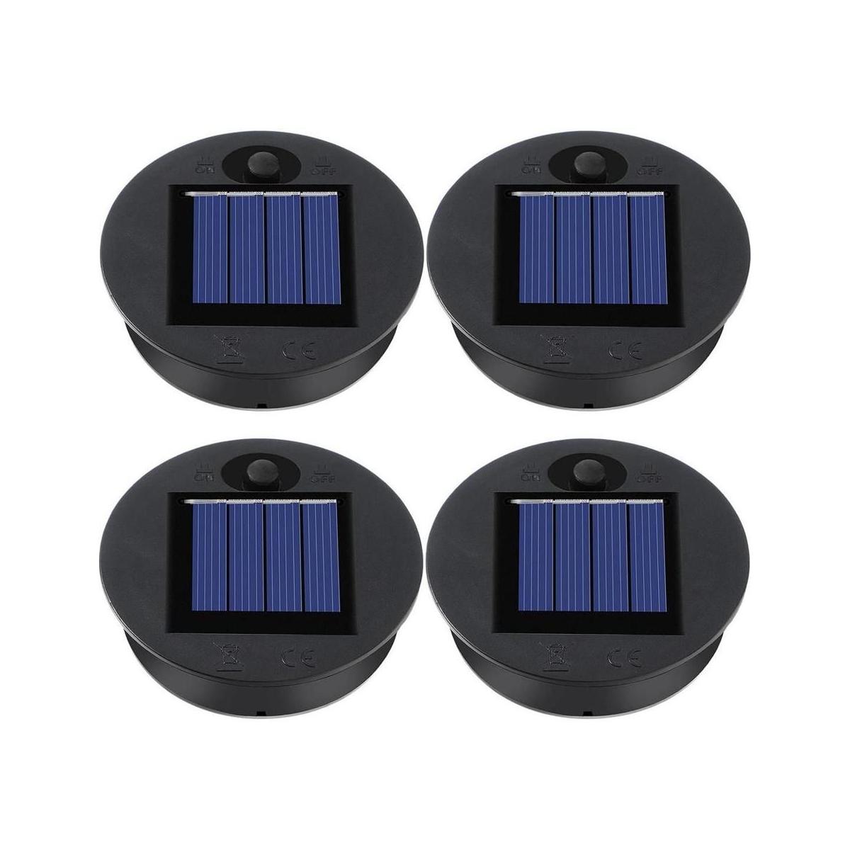 4 piezas de repuesto para luces solares de repuesto para
